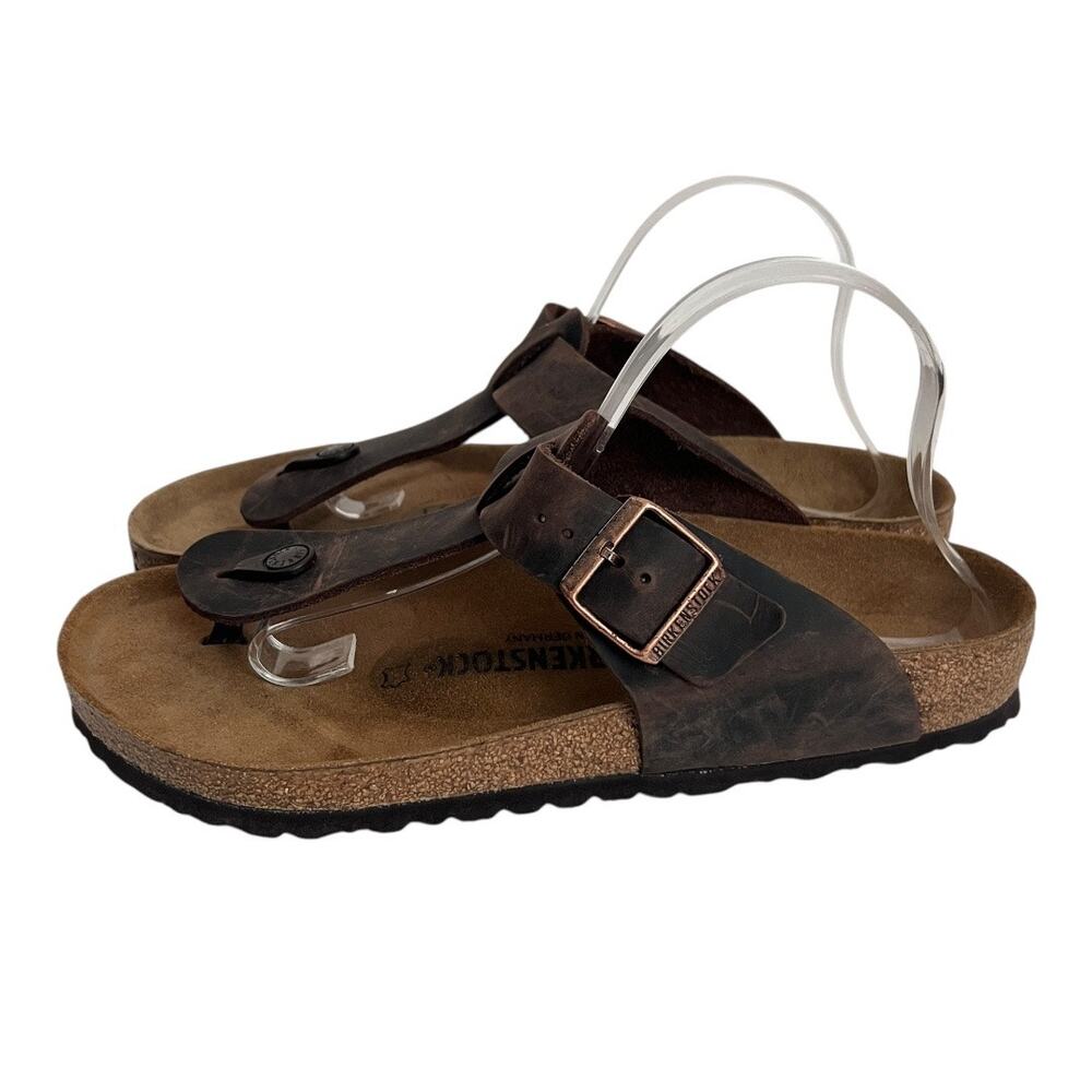 Birkenstock Gizeh Leather Summer Sandal Size 43EU - Picture 2 of 11